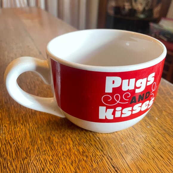 Pugs and Kisses Coffee Cup Mug by Dan Dee International LLC - Picture 3 of 5